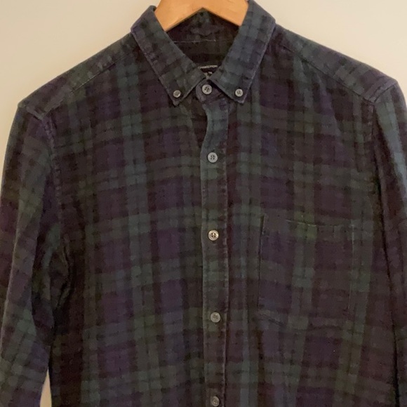FRENCH CONNECTION mens cotton flannel shirt - Picture 1 of 6